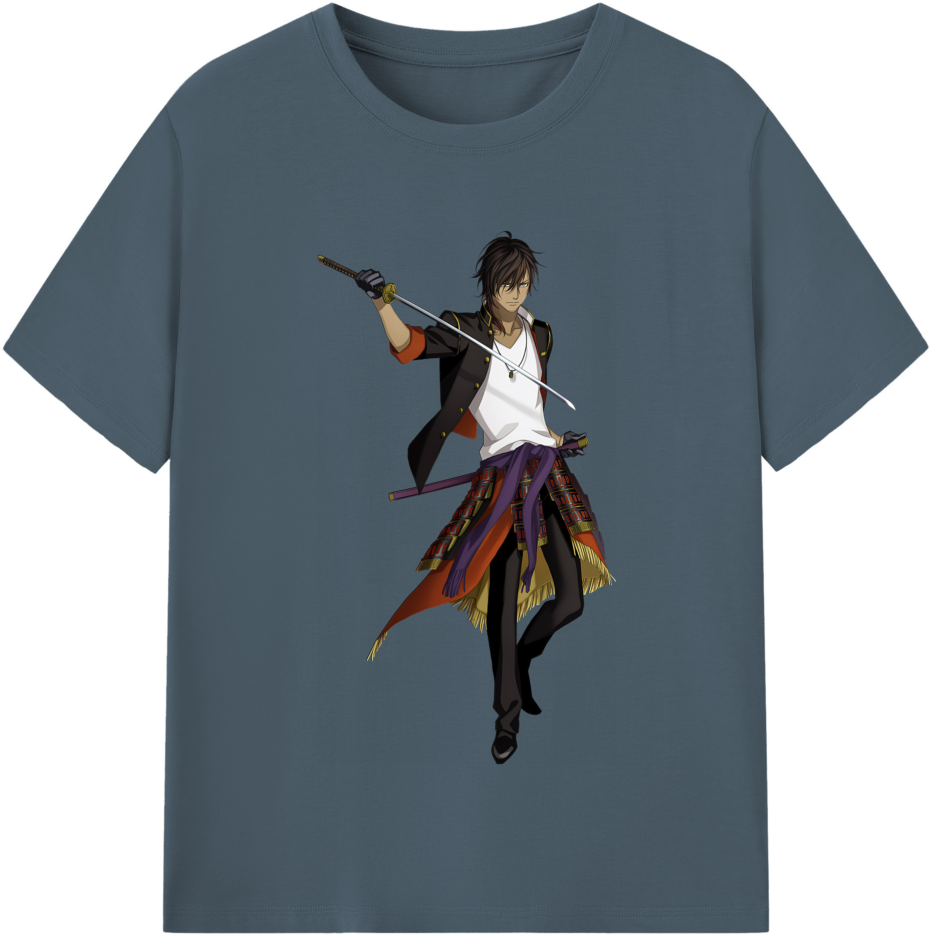 （画像用） 刀剣乱舞 Touken Ranbu 綿100％半袖Tシャツ（フロントプリント）